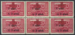 ** 1924 Vöröskereszt (II) 10Q 6-os Tömb Mi 101 - Otros & Sin Clasificación