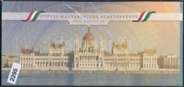 ** 2016 Ötéves Magyarország Alaptörvénye Blokk Kristályos Változat... - Other & Unclassified