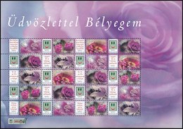 ** 2008 Üdvözlettel Bélyegem (IV.) - Virágok Promóciós Teljes ív... - Otros & Sin Clasificación