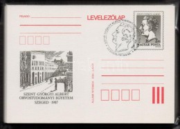 1987 70 Db Díjjegyes Szent-Györgyi Albert LevelezÅ‘lap, EbbÅ‘l 10 Db Alkalmi BélyegzÅ‘s - Otros & Sin Clasificación