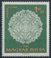 ** 1960 Halasi Csipke 1Ft , Fehér Folt A ,,CSIPKE' Mellett - Otros & Sin Clasificación