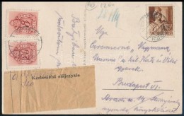 1944 Kézbesítési ElÅ‘jegyzés Portózott Képeslapon - Other & Unclassified