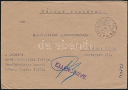 1943 3 Db Tábori Posta EllenÅ‘rzÅ‘ BélyegzÅ‘vel - Altri & Non Classificati