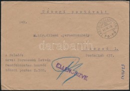 1943 3 Db Tábori Posta EllenÅ‘rzÅ‘ BélyegzÅ‘vel - Otros & Sin Clasificación