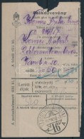 1942 Tábori Posta Pénzes Feladóvevény 'TP 16 A' - Altri & Non Classificati