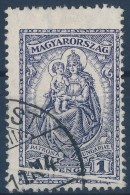 O 1926 Koronás Madonna 1P Papírránccal - Sonstige & Ohne Zuordnung