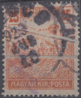 O 1920/1924 Arató 25K KettÅ‘s Papírránccal / Mi 344 With Double Paper Creases - Sonstige & Ohne Zuordnung