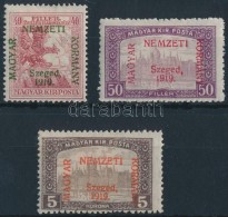 * Szeged 1919 3 Klf Bélyeg Garancia Nélkül (**32.500) - Autres & Non Classés
