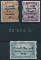 ** Nyugat-Magyarország V. 1921 3 Klf Bélyeg Garancia Nélkül (31.500) - Other & Unclassified