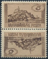 ** Nyugat-Magyarország VII. 1921 5K Fordított Pár / Mi 76 Tete-beche Pair. Signed: Bodor - Other & Unclassified