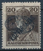 * Debrecen 1919 Román Megszállás Károly / Köztársaság 20f, Fekete... - Otros & Sin Clasificación