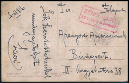 1918 Képeslap / Postcard 'Zensuriert S.M.S. Ezh. Franz Ferdinand' - Autres & Non Classés