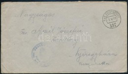 1917 Tábori Posta Levél 'M.kir. 305 Honvéd Gyalog ...' + 'FP 397' - Otros & Sin Clasificación