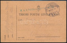 1917 Tábori Posta LevelezÅ‘lap 'K.u.k. Feldjägerbataillon No.28. Post' + 'TP 433 A' - Otros & Sin Clasificación