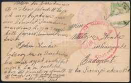 1916 Tábori Posta Képeslap 'S.M.S. VÁG' (sérült Bélyeg) - Other & Unclassified