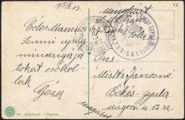 1915 Képeslap Haditengerészeti Postával / Navy Mail Postcard 'K.u.K. KRIEGSMARINE / KAISER... - Sonstige & Ohne Zuordnung