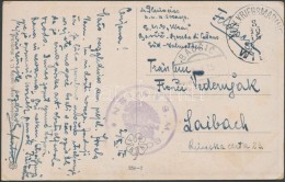 1915 Képeslap Haditengerészeti Postával 'K.u.K. KRIEGSMARINE POLA' + 'S.M.S. WIEN' - Sonstige & Ohne Zuordnung