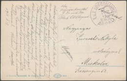 1914 Képeslap Haditengerészeti Postával 'K.u.K KRIEGSMARINE' + 'S.M.S. ÁRPÁD' - Sonstige & Ohne Zuordnung