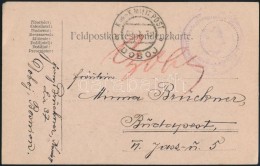 1915 Tábori Posta LevelezÅ‘lap 'K.Landwehrinfanterieregiment' + 'MP DOBOJ D' - Other & Unclassified