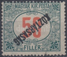 ** 1919 Köztársaság Portó 50f Fordított Felülnyomással - Otros & Sin Clasificación