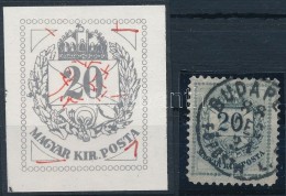 O 1881 Színesszámú 20kr Klf Karcok és Javítások (ex Lovász) - Otros & Sin Clasificación