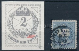 O 1881 Színesszámú 2kr Jobb Alul Vésetjavítás 75. ívhelyen (ex... - Otros & Sin Clasificación