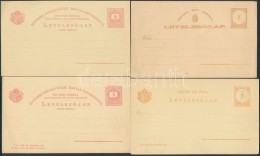 1880 4 Db Használatlan LevelezÅ‘lap Ill. Válaszos LevelezÅ‘lap Szép állapotban / 4... - Otros & Sin Clasificación