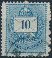 O 1874 Színesszámú 10kr Durva-finom Gyöngyjavítással (ex Lovász) - Altri & Non Classificati