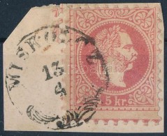 1867 5kr Szegélyléc Lenyomattal 'MISKOLCZ' - Sonstige & Ohne Zuordnung