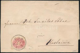 1866 5kr Levélen 'ESSEK' - 'KOSTAINICA' - Other & Unclassified