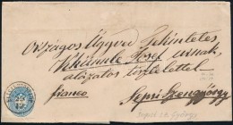 ~1864 15kr Levélen 'ELISABETHSTADT' 'SEPSI SZ:GYÖRGY' - Sonstige & Ohne Zuordnung