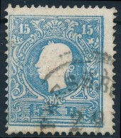 O 1858 15kr Az Ismert Lemezhibával 'PRESSB(URG) - Other & Unclassified