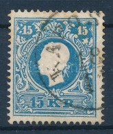 O 1858 15kr I. Lemezhibás Bélyeg ,,KAPOS(VÁR)' - Sonstige & Ohne Zuordnung