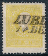 O 1858 2kr II Kénsárga 'LUBL(O)' Certificate: Steiner - Autres & Non Classés