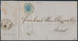 1858 9kr Levélen ,,PESTH' - ,,OFEN B : S : No. 6' - Triest - Autres & Non Classés