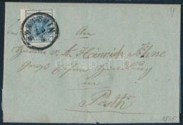 1855 9kr Levélen ,,SZEGEDIN' - ,,PESTH' - Otros & Sin Clasificación