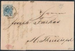 1855 9kr Levélen ,,PESTH' - ,,THERESIOPL' - Sonstige & Ohne Zuordnung