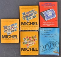 Michel Briefmarken-Katalog Deutschland 1997/98 + Austria Netto Katalog 1997 + Magyar Posta- és... - Autres & Non Classés