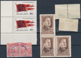 ** O 1913-1981 10 Db Bélyeg, Közte 8 Db Papírránccal Javarészt... - Other & Unclassified