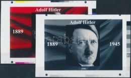** 2017 Adolf Hitler Cromalin Emlékívpár Vizsgálójellel (120.000) - Altri & Non Classificati
