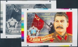 ** 2016 Sztálin Cromalin Emlékívpár Garanciabélyegzéssel (120.000) - Otros & Sin Clasificación