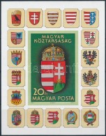 ** 1990 A Magyar Köztársaság Címere (I.) Vágott Blokk (7.000) - Altri & Non Classificati