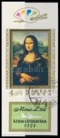 O 1974 Mona Lisa Vágott Szelvényes Bélyeg - Autres & Non Classés