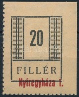 ** Nyíregyháza II. 1944 20f (60.000) Vizsgálat Nélkül - Other & Unclassified