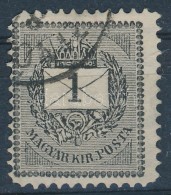 O 1889 1kr 27e 11 1/2 Fogazás (35.000) - Other & Unclassified