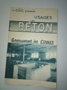 LA C. I. I. C. PRESENTE :   USAGES Du BETON ,,,,  AMENAGEMENT Des ETABLES,,,,,TBE - Other Plans