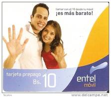 TARJETA DE BOLIVIA DE LA COMPAÑIA ENTEL - Bolivië