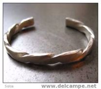 Joli Bracelet Argent épuré / Nice Stylish Silver Bracelet 60´s - Armbänder