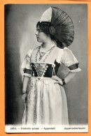 ALB360, Costume Suisse, Appenzell, Appenzellertracht, Folklore, 3953, Circulée 1910 - AI Appenzell Innerrhoden
