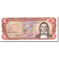 Billet, Dominican Republic, 5 Pesos Oro, 1977-1980, 1978, KM:118s1, NEUF - República Dominicana